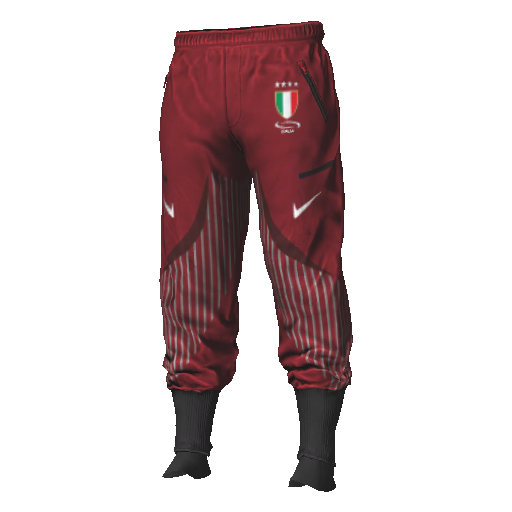 Красные спортивные брюки Nice Italia с манжетами