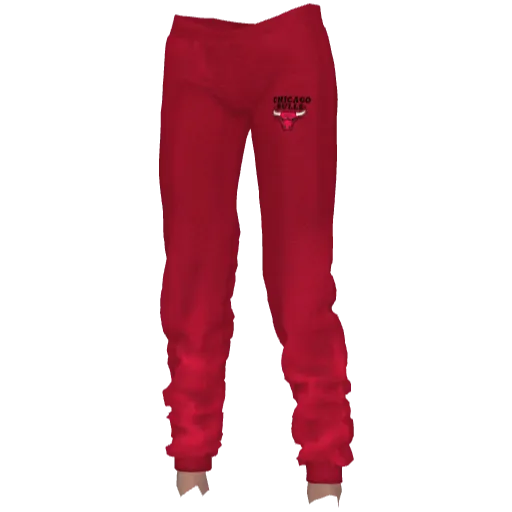 Красные узкие штаны Chicago Bulls