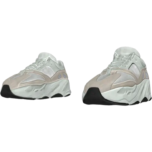 Белые кроссовки Adibas Ez Boost 700