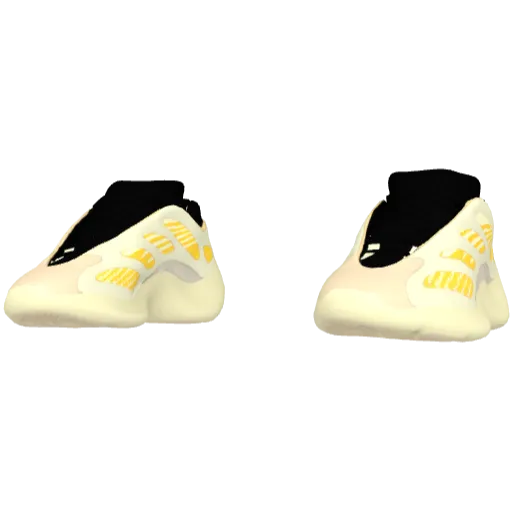 Зелено-желтые кроссовки Adibas Ez Boost 700 V3