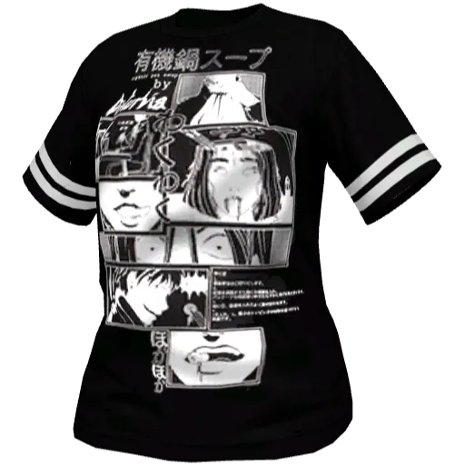 Черная длинная футболка Collection с белым рисунком