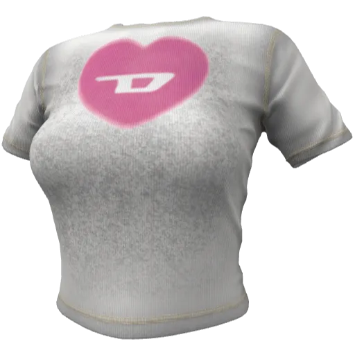 Белая футболка DISEL