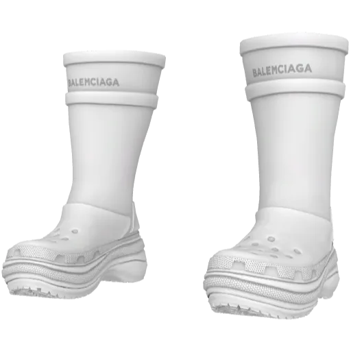 Белые сапоги Balemciaga