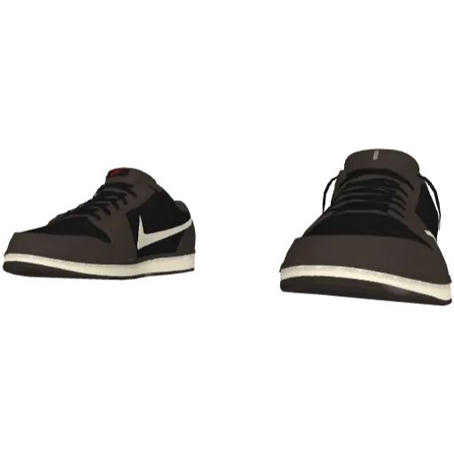 Коричневые кроссовки Nice Reverse Swoosh