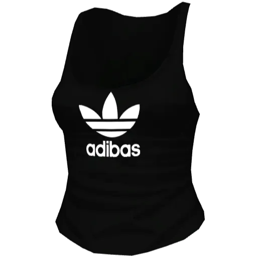 Черная майка Adibas