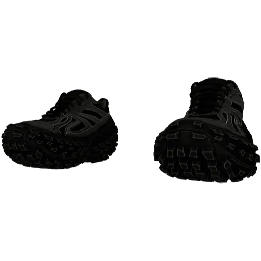 Черные кроссовки Balemciaga Defend