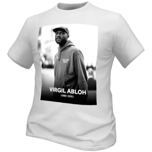 Белая футболка Virgil Abloh