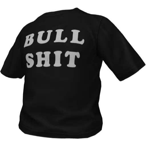 Черная футболка Bull Shit