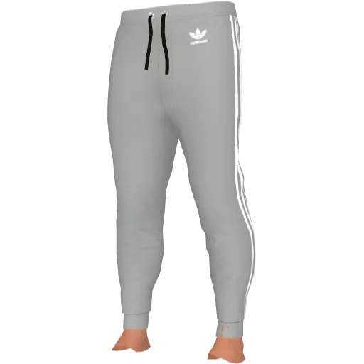 Серые джоггеры Adibas