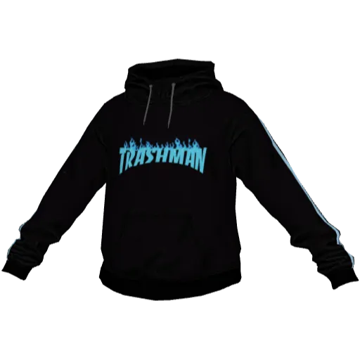 Черное худи Thrashman