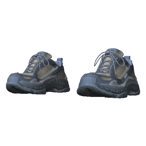 Голубые кроссовки Balemciaga Triple S.2