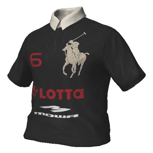 Черное поло Lotta