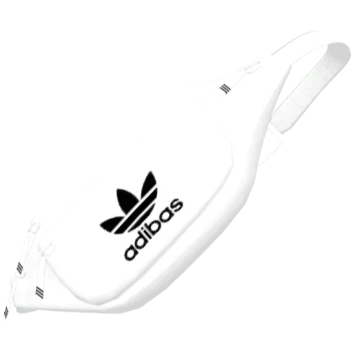 Белая бананка Adibas