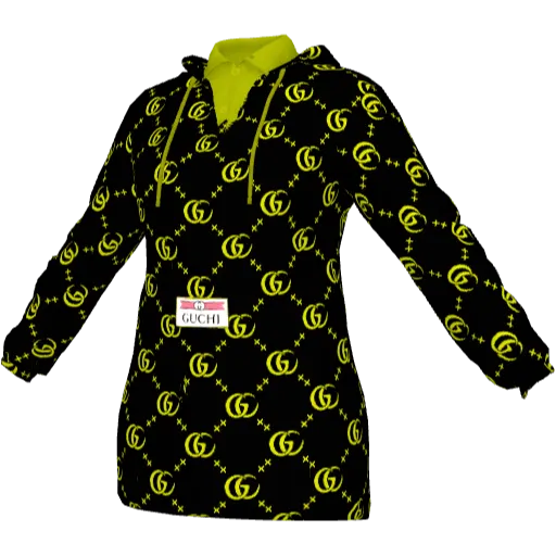 Желтая кофта Guchi