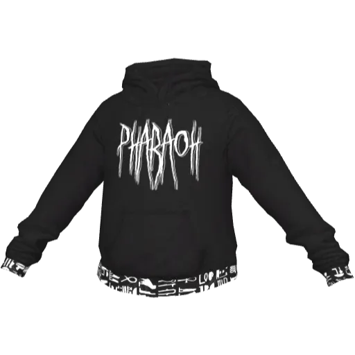 Черное худи Pharaoh