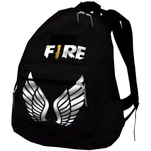 Черный рюкзак Fire