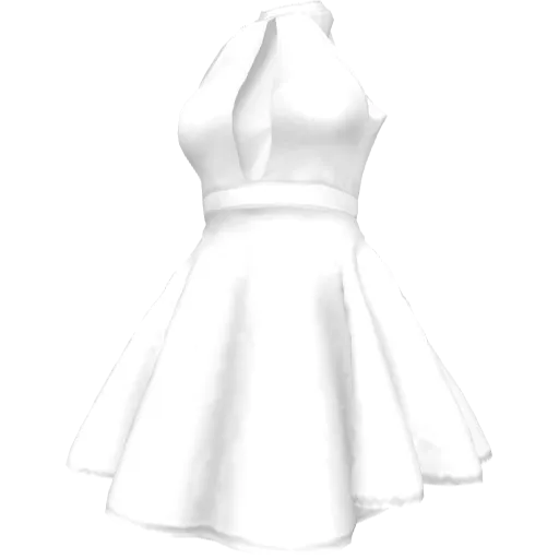 Белое платье Baby Doll