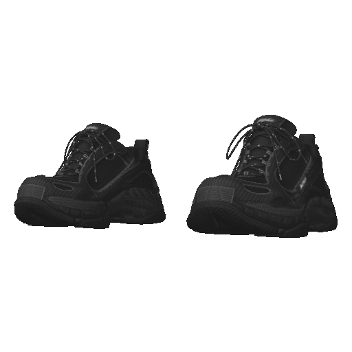 Черные кроссовки Balemciaga Triple S.2
