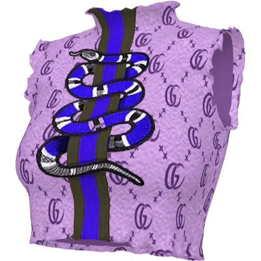 Фиолетовый топ GUCHI