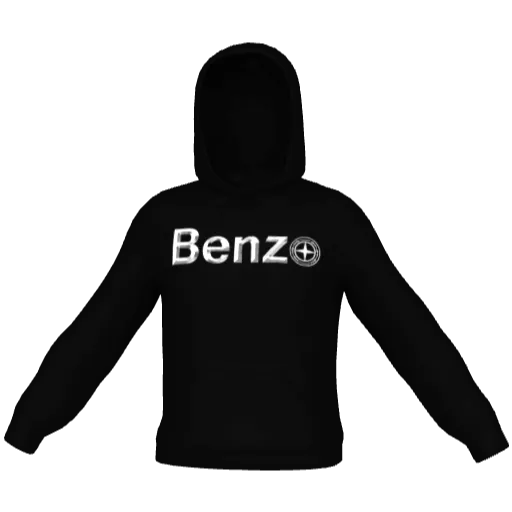 Черное худи Benzo