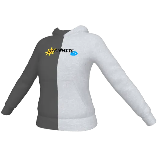 Серый худи OTT-White