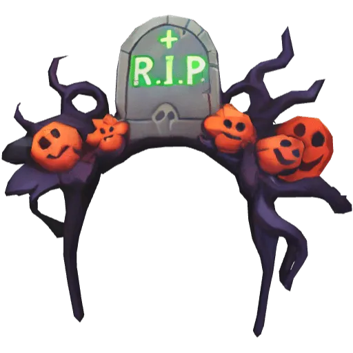 Ободок R.I.P с тыквами (Luminoforo)