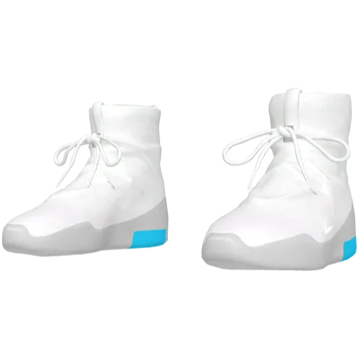 Белые кроссовки Nice Fear of God
