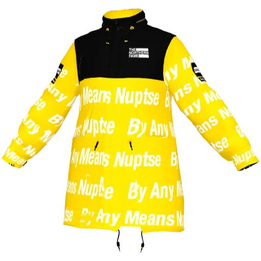 Желтая парка Superman x TNF by AnyMeans