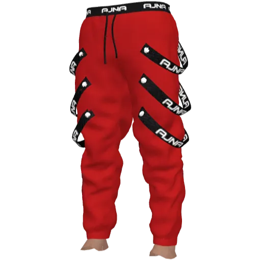 Красные джоггеры Ajna Streetwear Collection 2