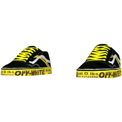 Черно-желтые кеды Waves Old Skool Collection