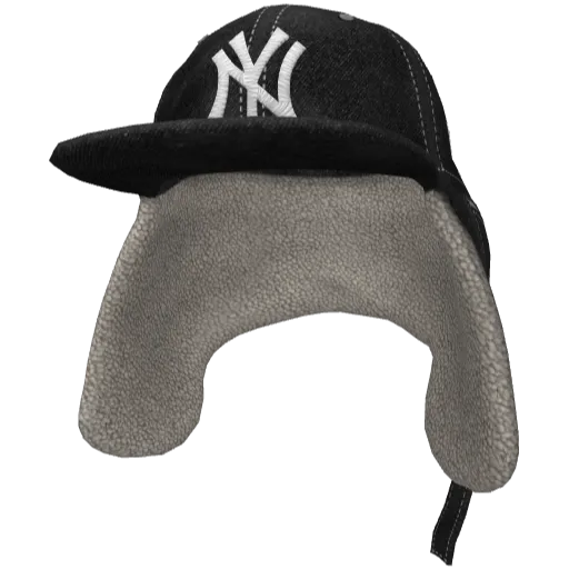 Черная ушанка New York