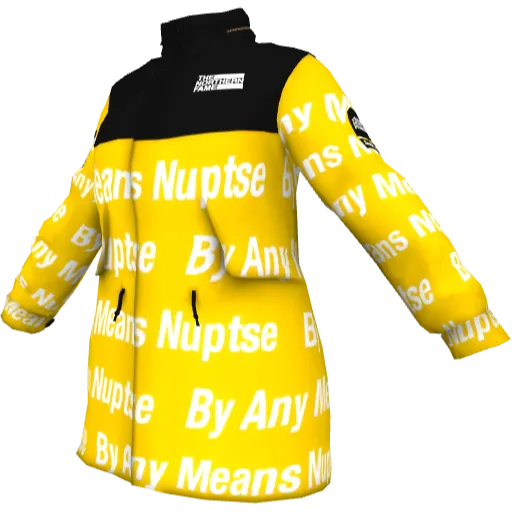 Желтая парка Superman x TNF by AnyMean