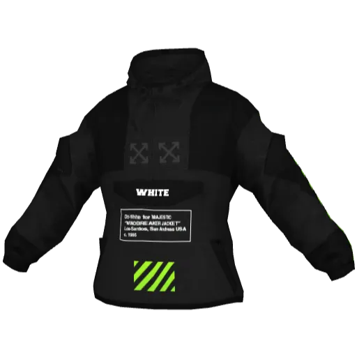 Черный анорак All-White