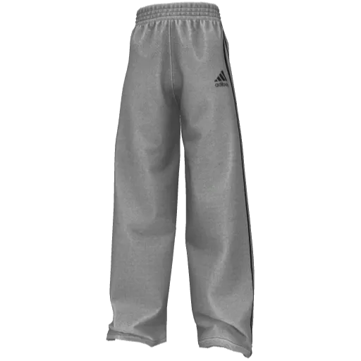Серые широкие спортивные штаны Adibas