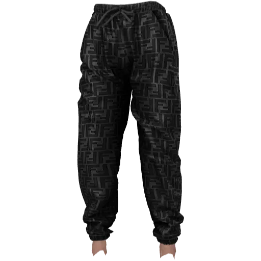 Джоггеры Fendi черные