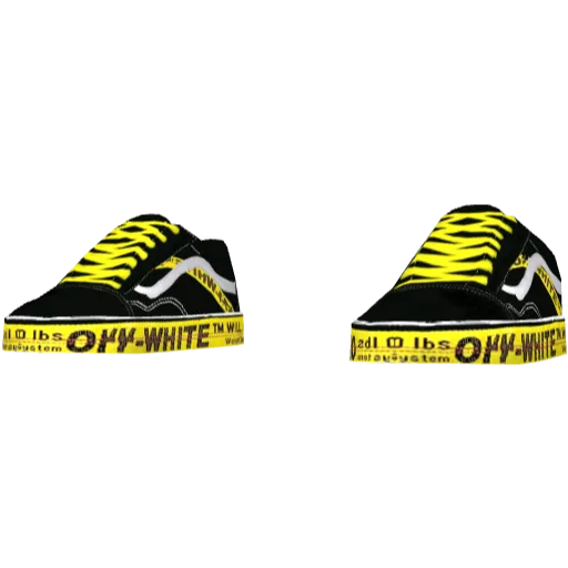 Черно-желтые кеды Waves Old Skool Collection