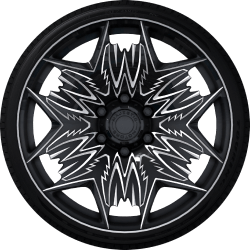 Majestic Motors Raven Антихром колесо с эл. LED подсветки